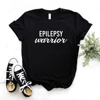 Epilepsia Bojovník Tlače Ženy Tshirts Bavlna Bežné Vtipné Tričko Pre Pani Yong Dievča Top Tee 6 Farieb NA-1000