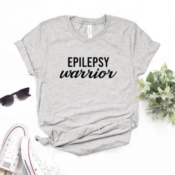 Epilepsia Bojovník Tlače Ženy Tshirts Bavlna Bežné Vtipné Tričko Pre Pani Yong Dievča Top Tee 6 Farieb NA-1000