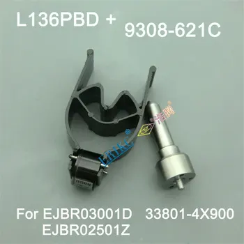 ERIKC Diesel Injektor Súpravy 7135-660 Vrátane Trysky L136PBD a Ventil 9308-621C pre KIA EJBR03001D EJBR02501Z 33801-4X900