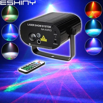 ESHINY MINI R&G Laser Sen Vzory Aurora Vody Galaxy Sky Vplyv RGB LED DJ Rodinnú oslavu Vianoce Bar Tanečnej scény Svetlo N7T212