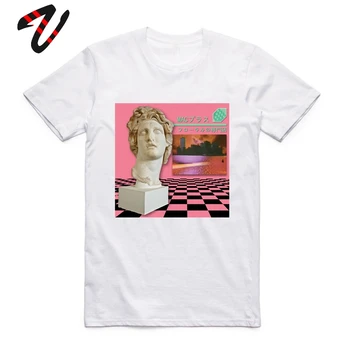 Estetiky T Shirt Mužov Vaporwave T-shirt Úžasné Vladimir Putin Módne Tričko Bavlna Streetwear Swag Topy Tees