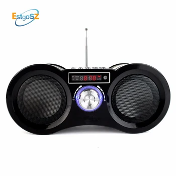EStgoSZ V-113 FM Rádio fleco Stereo Digitálne Rádio Prijímač, Reproduktor USB Disku TF Karty, Hudobný Prehrávač MP3 + Diaľkové Ovládanie F1308