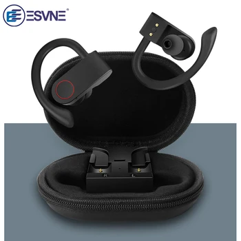 ESVNE Pravda A9 TWS bezdrôtové slúchadlá Bluetooth 5.0 Stereo Športové slúchadlá 950mah Nepremokavé ucho Headset MIKROFÓN 8 hodín hudby