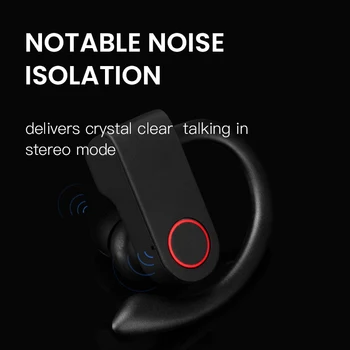 ESVNE Pravda A9 TWS bezdrôtové slúchadlá Bluetooth 5.0 Stereo Športové slúchadlá 950mah Nepremokavé ucho Headset MIKROFÓN 8 hodín hudby