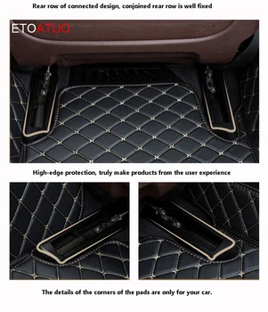 ETOATUO Vlastné auto podlahové rohože pre Mercedes Benz na všetky modely w212 A180 B200 c200 c300 triedy E GLA GLE S500 GLK CLA auto podlahové rohože