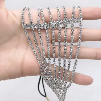 Európske a Americké módne nádherné luxusné Drahokamu Crystal Vlasy Kapely sweet svadobné šperky headdress darček k narodeninám