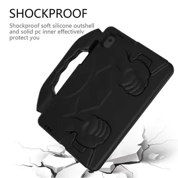 EVA Prenosné Shockproof Deti Bezpečné Penové Rukoväte Stojan Tabletu Kryt Pre Samsung Galaxy Tab S6 10.5 palcový 2019 SM-T860 SM-T865 Prípade