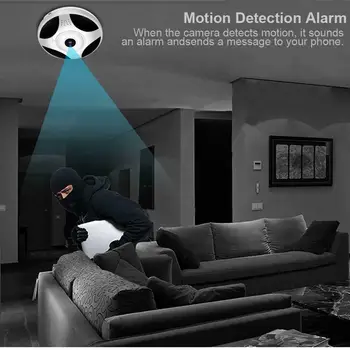 EVKVO WiFi 1080P Fisheye VR 360-Stupňový Panoramatický P2P Bezdrôtová Wifi IP Kamera Home Security Dohľadu CCTV Kamera Dieťa Fotoaparát