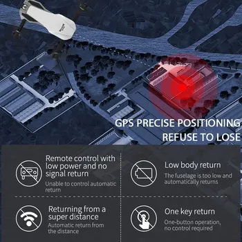 F8 GPS Drone s Dvoma os anti-shake Self-stabilizačný gimbal Wifi FPV 1080P 4K Kamera Striedavé Quadcopter VS F11 SG906 PRO