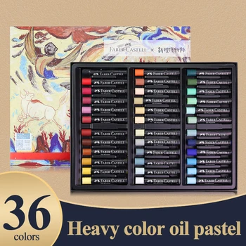 FABER CASTELL Profesionálne Ťažké Farby, Olej, Pastel 36 Farby Morandi&Dunhuang Farba Series Soft Olej, Pastel/Pastelka Graffiti Pastelové