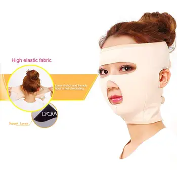 Face Lift Maska Malým V Shaper Pás Chudnutie Obväz Na Tvár Masku Odstránenie Tenkých Dvojitá Brada Anti Aging Face Lifting Starostlivosť O Pleť