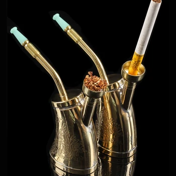 Fajčiar Mini Hookah Kovové Fajčenie Vodnej Fajky Prenosné Fajkárstva Vrecku Malé Shisha