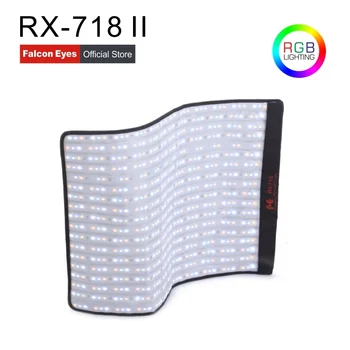 Falcon Eyes Roll-Flex Série RX-718 II 100W RGB 2700-9999K Prenosné LED Foto Svetlo s DMX Flexibilné Fotografie trezor