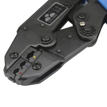 Farby LY-03C MINI EUROP ŠTÝL kliešte kliešte nástroj plier 0.5-6mm2 20-10AWG multi nástroj nástroje ruky kliešte náradie kliešte MODRÁ