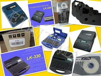 Farebná Páska Kazeta LM-33B Pre LMARK Kábel ID Tlačiareň, Elektronické Písacie Stroje Trubky Označenie Stroj LK-330 LK-320 LK-320P
