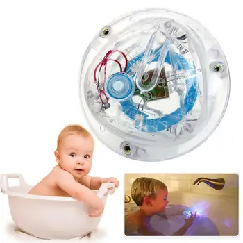 Farebné Kúpeľňa LED Svetlo, Hračky 9 cm Deti Zábavné Kúpanie Zábavné Hračky Nepremokavé v Vaňou Vysokej Kvality