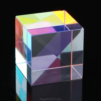 Farebné Senzory Splitter Kríž Dichroickým Kocka RGB Prism Optické Sklo Trojuholníkové Hranol pre Vyučovanie Spektrum N19 20 Dropship