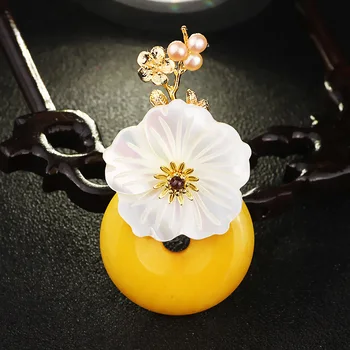 FARLENA Šperky High-end Ručný Kvetinové Kytice Brošňa s Sladkovodné Perly Vintage Prírodného Kameňa Brošňa pre Ženy