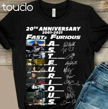 Fast & Furious 20. Výročie 2001-2021 T Tričko
