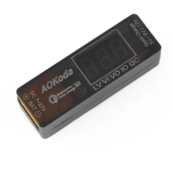 FATJAY AOKoda XT60 na USB QC3.0 Rýchla Nabíjačka Telefónu LiPo Batérie Discharger Power Converter adaptér