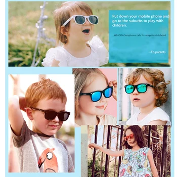 ( FDA, CE ) Deti Polarizované slnečné Okuliare Deti Chlapcov Dievča Slnečné Okuliare Silikónové ochranné Okuliare UV400 Okuliare Baby Odtiene Oculos