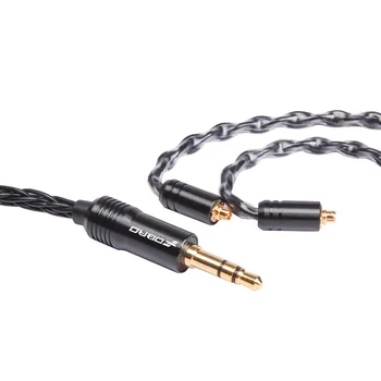 FDBRO 8core QDC Á Slúchadlá Kábel 2.5/3.5/4.4 mm Vyvážený, Slúchadlá Audio Konektor Kábla Pre SE315 SE425