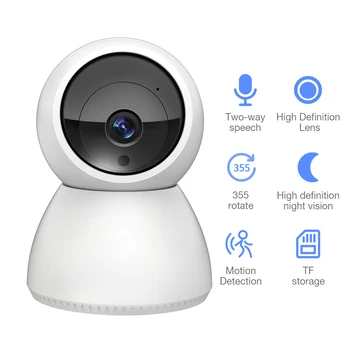 FEISDA 1080P Bezdrôtový Wifi Kamera HD Home monitoring Zabezpečenia PTZ CCTV Kamery obojsmerné Audio P2P Baby Monitor Pet Kamery