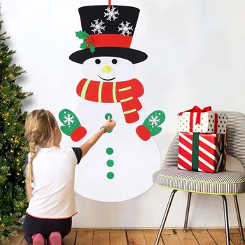 FENGRISE urob si sám Cítil Snehuliak Veselé Vianočné Dekorácie Pre Domov 2020 Vianočné Ozdoby Navidad Natal Darčeky Šťastný Nový Rok 2021