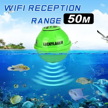 FF916 Wifi Podvodné Ryby Finder Fotoaparát Echo Sounders Sonar Nájsť ryby Hlbšie Senzor, Alarm Android/IOS Rybárske Nálezcovi