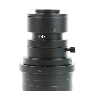 FHD Nastaviteľné 400X 1000X Optickej šošovky Zväčšenie Plynule C mount Zoom Objektív Pre VGA USB HDMI Video Mikroskopom