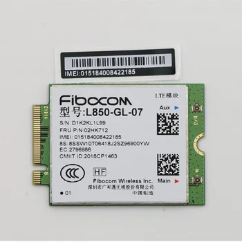 Fibocom L850-GL 4G Bezdrôtový M. 2 WWAN Karty Pre Lenovo Thinkpad X1 carbon 7. T490 X390 T490S P53s P43s P72 P72S FRU 02HK712