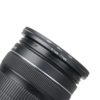 Filter Adaptér Krúžok Skrutkované Micro SLR Fotoaparát, Objektív s Malým Priemerom 77mm Konverzie Veľkým Priemerom Šesť-dielna Sada