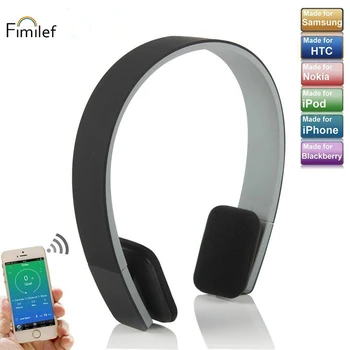 FIMILEF Smart Bezdrôtové Slúchadlá Stereo Bluetooth Headset s MIKROFÓNOM Podporu 3.5 mm Stereo Audio Handsfree Mobilný Telefón, Tablet