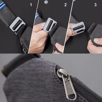 FINO ⅱ digitálne taška cez rameno mužov multi-funkčné uhlopriečka package vrecká digitálnych skladovanie hrudníka bag anti-theft zbraň balík