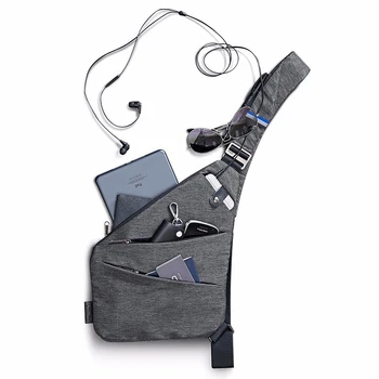 FINO ⅱ digitálne taška cez rameno mužov multi-funkčné uhlopriečka package vrecká digitálnych skladovanie hrudníka bag anti-theft zbraň balík