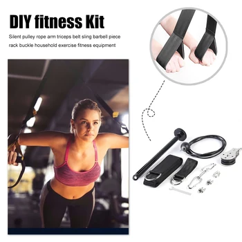 Fitness DIY Telocvični Kladka Kábel Stroj upevňovací Systém Nakladanie Pin Cvičenie, Zdvíhanie Ramena, Biceps, Triceps Strane Tréning Vybavenie