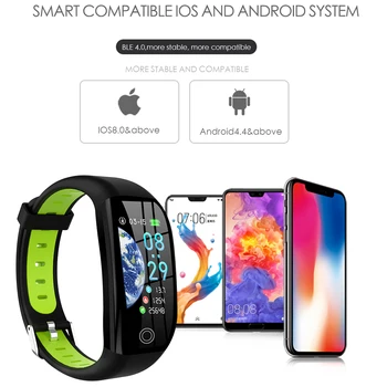 Fitness Náramok Činnosť, Sledovanie Tepovej frekvencie, Krvného Tlaku Monitor Šport Smart Kapela Hodinky pre Android Xiao telefón PK mi band 4