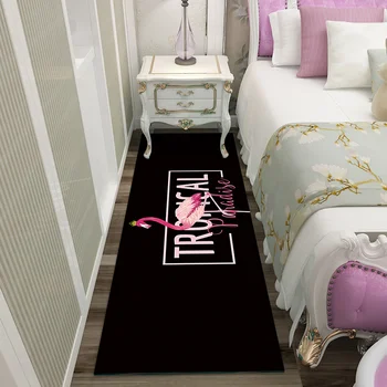 Flamingo Koberec Jednoduché, Moderné Spálne Izba Posteľ Predné Posteli Domov Obdĺžnikový Mat