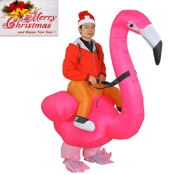 Flamingo Nafukovacie Kostým Christms Maskot Kostým Pre Ženy, Dospelých, Deti halloween Komiksu, Anime Maskot Cosplay Pre Strán