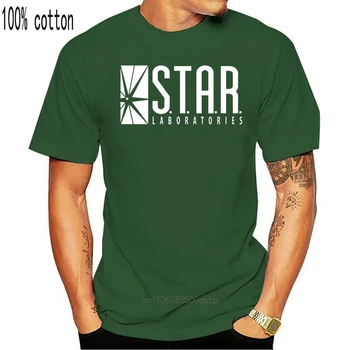 Flash Star Labs Logo TV Úradný Tee Pánske Tričko Tees Oblečenie Značky Funny T-Shirt top čaj