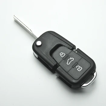 Flip Násobne Kľúča Vozidla Prípade, Diaľkové Tlačidlo Shelll Fob Auto Prípade Náhradný Kryt Pre Roewe MG5 MG7 MG GT GS 350 360 750 W5