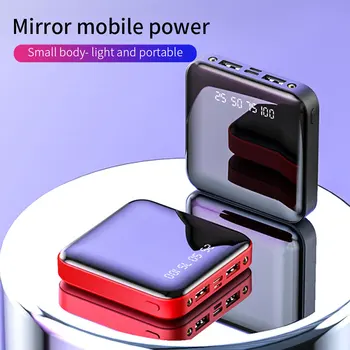 FLOVEME 20000mAh Mini Portable Power Bank Dual USB Zrkadlo Digitálnej Powerbank Externé Batérie Poverbank Pre Xiao iPhone XR