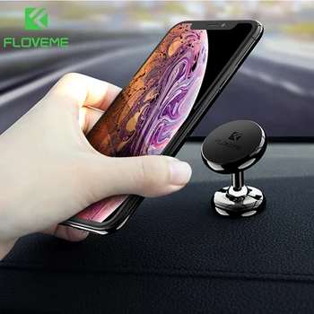 FLOVEME Magnetického Držiaka Telefónu Otočná Auto Držiaka Telefónu, pre iPhone 11 Luxusné Telefón Stojan pre xiao GPS Stojan Pre Samsung