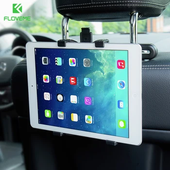 FLOVEME Univerzálny Auto Auto Držiak na Tablet Pre iPad 2 3 4 5 Vzduchu 1 2 Pro Auto Zadnom Sedadle Tabletu Pripojiť Stojan Pre iPad Mini 1 2 3 4 5