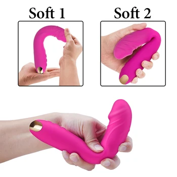 FLXUR 10 režimoch reálnych dildo Vibrátor pre Ženy Mäkké Ženskej Pošvy Stimulátor Klitorisu Masér Masturbator Sex Produktov pre Dospelých
