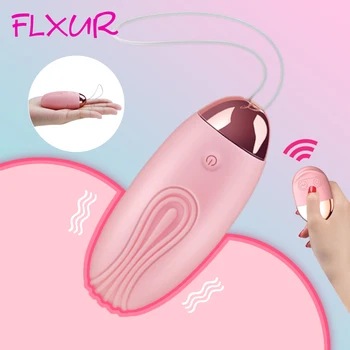 FLXUR Silný Vibrátory Vajcia sexuálnu Hračku pre Ženy, Diaľkové Ovládanie Žena Masturbator Klitoris Stimulátor Vibračné Nohavičky Sex produkt