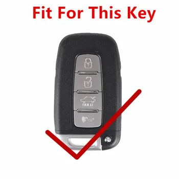 FLYBETTER pravej Kože 4Button Smart Key puzdro Pre Kia Sportage/Sorento/KX3/Forte/Sedona Auto Styling L2174