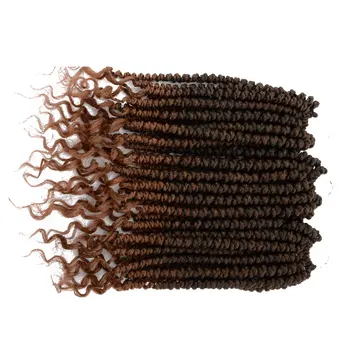 Flyteng Jar Twist vlasy, 12 palcov, čierna Senegalese jar zvraty Háčkovanie Sieťky, účesy bomba twist háčkovanie vlasy