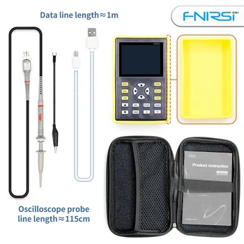 FNIRSI-5012H Digitálny Osciloskop 5012H 2,4-palcový LCD Displej 100MHz šírka Pásma a 500MS/s Vzorkovacia frekvencia USB Osciloskopy