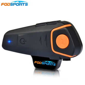 Fodsports BT-S2 Intercomunicador Moto Bezdrôtový Prilba Headset Bluetooth Interkom Motocyklové Príslušenstvo, FM Rádio, 2 Jazdcov 1000M